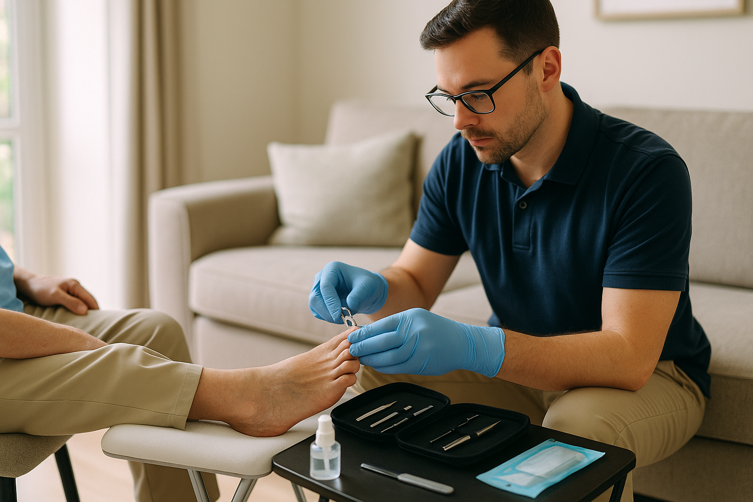 Home Visits podiatry service at Thorpe Footcare Clinic, Peterborough